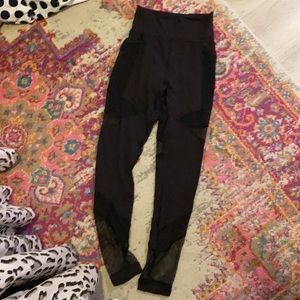 Black lululemon leggings size 4